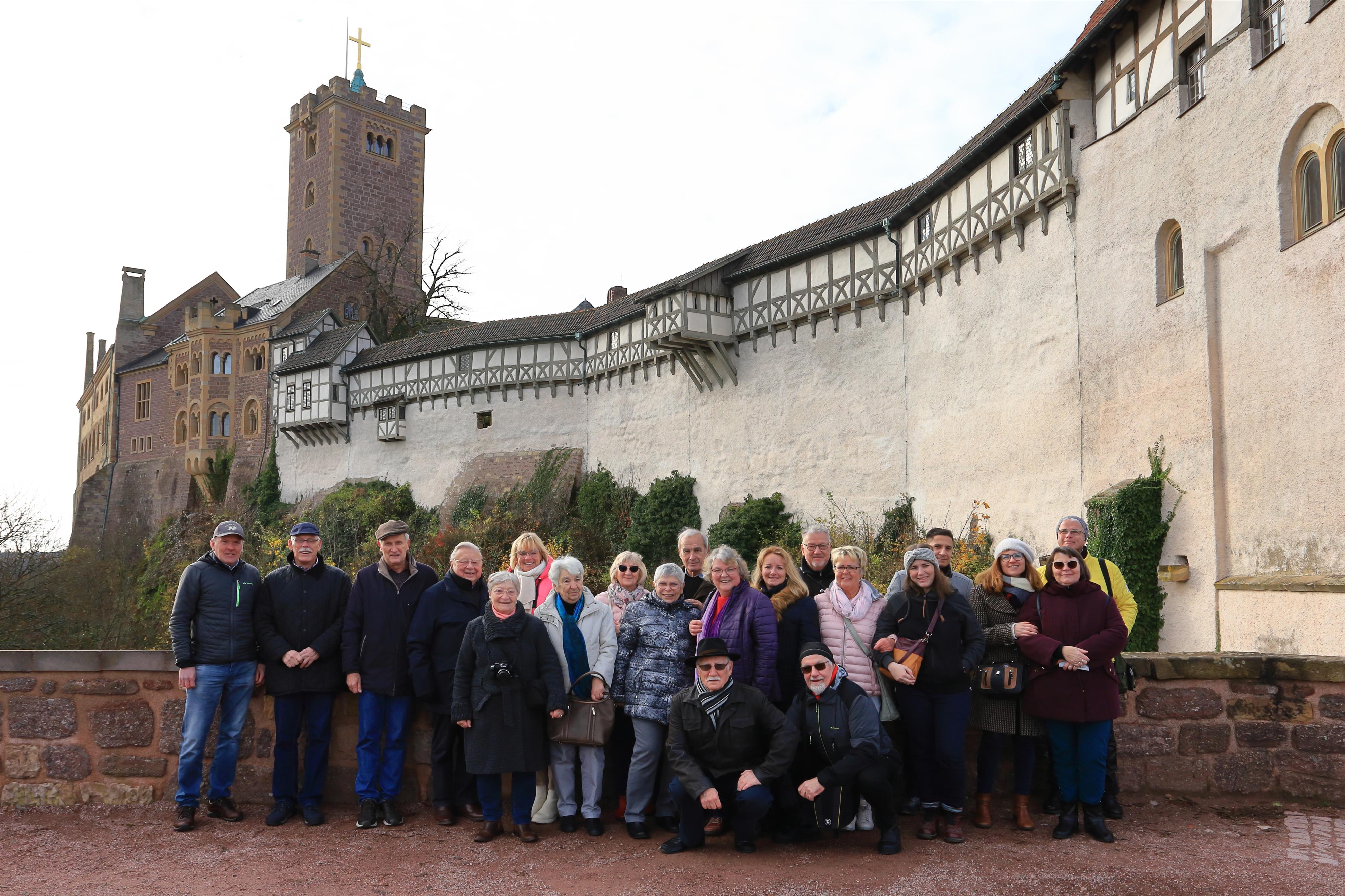 Gemeinsamer Besuch im Weltkulturerbe "Wartburg" am 18.11.2023